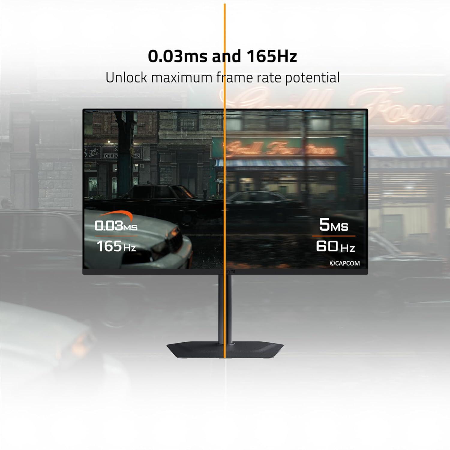 imageGIGABYTE MO27Q2A 27 QDOLED Gaming Monitor QHD 2560x1440280Hz 003ms GTG AMD FreeSync Premium Pro GSYNC Compatible TypeC KVM HDMI DP TypeC Height and Tilt Adjustable Black32 UHD