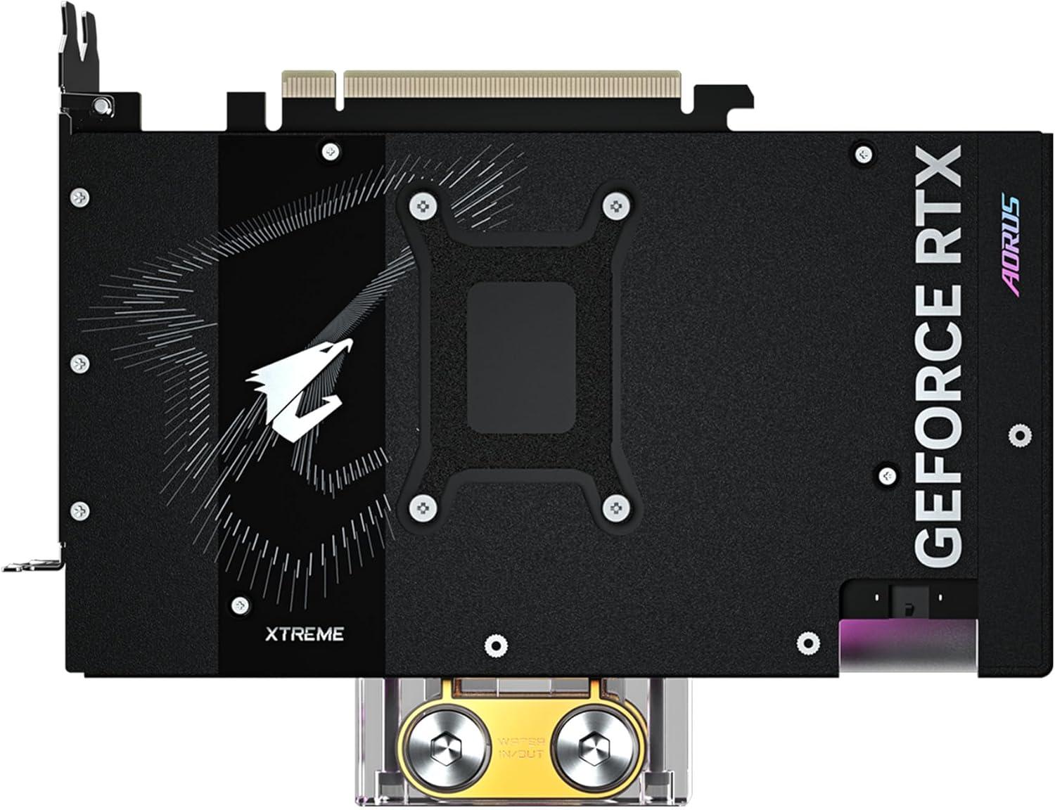 imageGIGABYTE AORUS GeForce RTX 5080 Xtreme WATERFORCE WB 16G Graphics Card WATERFORCE Water Block Cooling System 16GB 256bit GDDR7 GVN5080AORUSX WB16GD Video Card