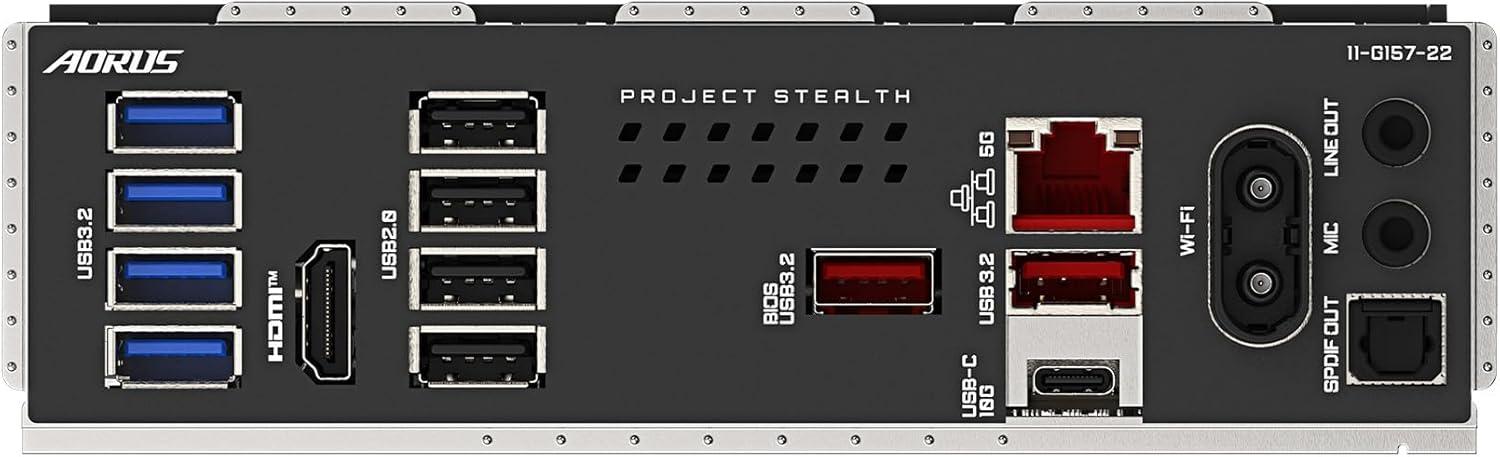 imageGIGABYTE B850 AORUS Stealth ReverseConnect ATX Motherboard Support AMD Socket AM5 Processors DDR5 1422 Power Phase 4X M2 PCIe 50 USBC WIFI7 5GbE LAN EZLatch 5Year Warranty