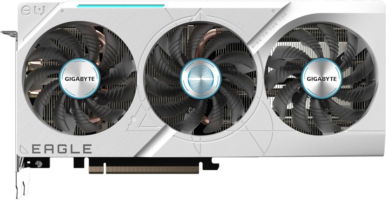 imageGIGABYTE GeForce RTX 4070 Super Eagle OC ICE 12G Graphics Card 3X WINDFORCE Fans 12GB 192bit GDDR6X GVN407SEAGLEOC ICE12GD Video Card