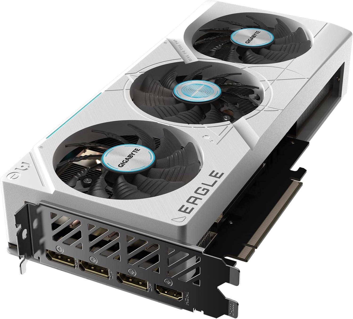 imageGIGABYTE GeForce RTX 4070 Super Eagle OC ICE 12G Graphics Card 3X WINDFORCE Fans 12GB 192bit GDDR6X GVN407SEAGLEOC ICE12GD Video Card