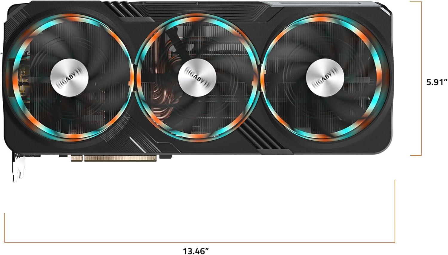 imageGIGABYTE GeForce RTX 4080 Super Gaming OC 16G Graphics Card 3X WINDFORCE Fans 16GB 256bit GDDR6X GVN408SGAMING OC16GD Video Card