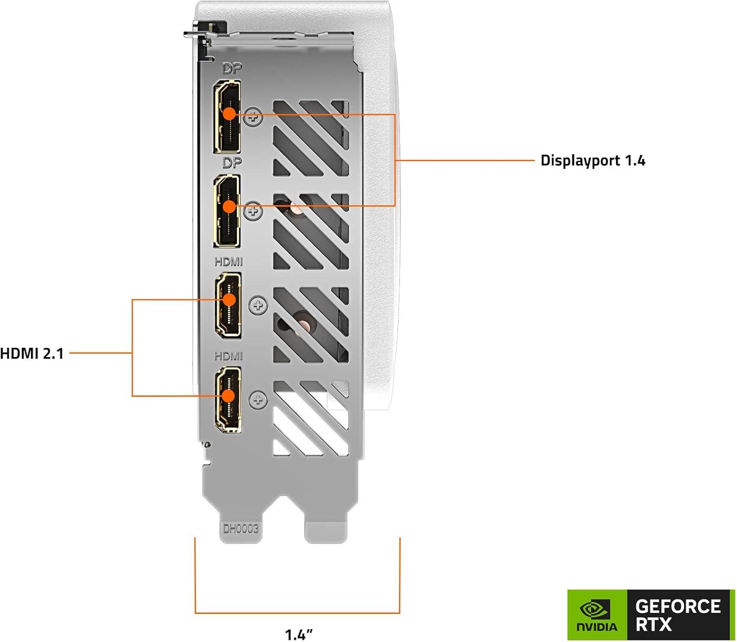 imageGigabyte GVN406TAERO OC8GD GeForce RTX 4060 Ti AERO OC 8G Graphics Card 3X WINDFORCE Fans 8GB 128bit GDDR6 Video CardAERO