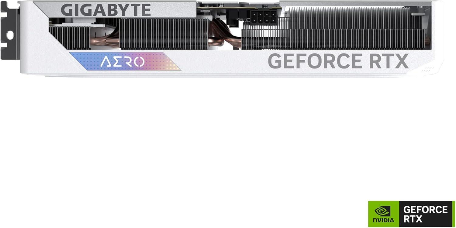 imageGigabyte GVN406TAERO OC8GD GeForce RTX 4060 Ti AERO OC 8G Graphics Card 3X WINDFORCE Fans 8GB 128bit GDDR6 Video CardAERO