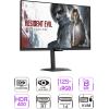 GIGABYTE – M27Q2-27″ SS IPS Gaming Monitor – QHD 2560×1440-200Hz/OC 210Hz – 1ms GTG – AMD FreeSync Premium, G-SYNC Compatible – Type-C KVM – HDMI, DP, Type-C – Height and Tilt Adjustable – Black(27″ UHD)