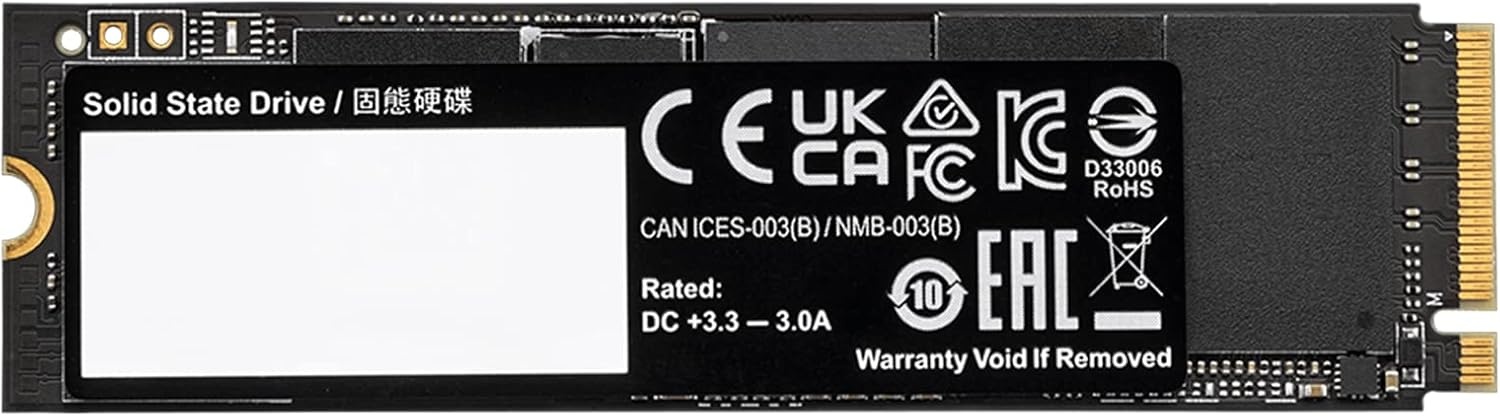 imageGIGABYTE AORUS Gen4 7300 SSD 1TB PCIe 40 NVMe M2 Internal Solid State Hard Drive with Read Speed Up to 7300MBs Write Speed Up to 6000MBs AG4731TB