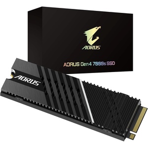 GIGABYTE AORUS Gen4 7000s SSD 2TB PCIe 4.0 NVMe M.2, Nanocarbon Coated Aluminum Heatsink, 3D TLC NAND, SSD- GP-AG70S2TB(GP-AG70S1TB- 1TB Gen4 SSD)