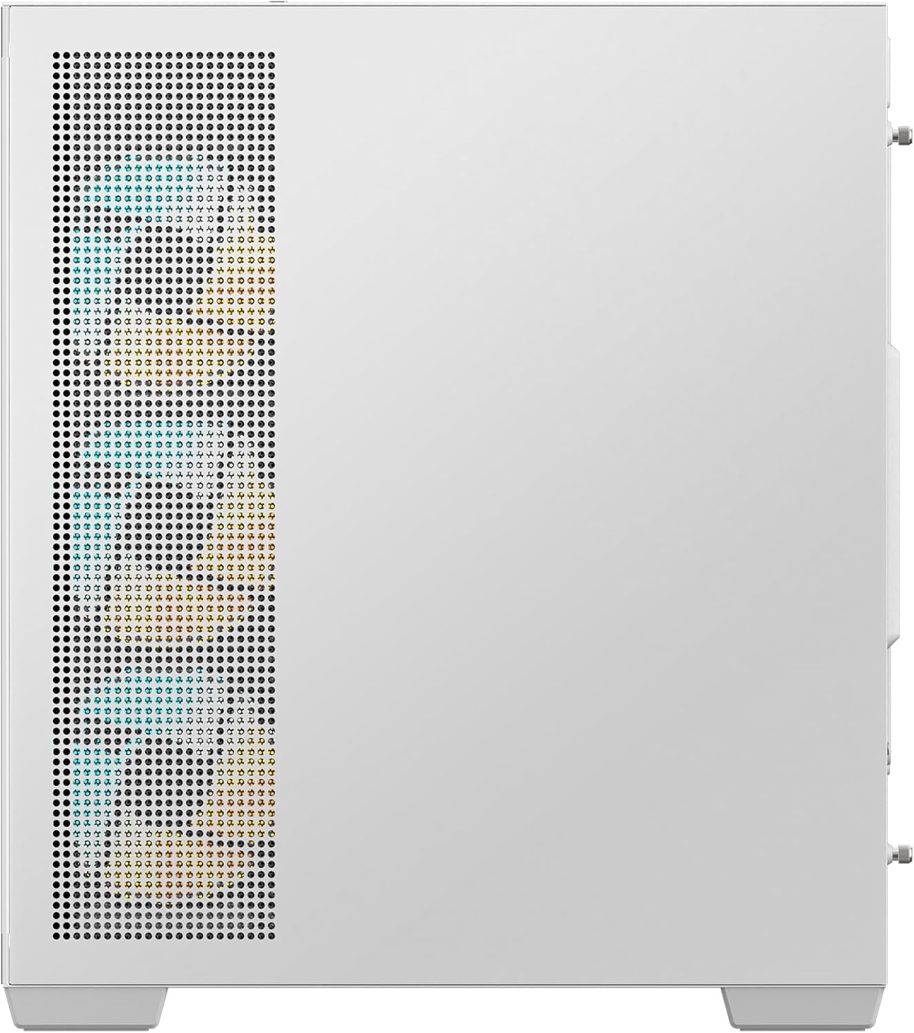 image:imageGIGABYTE C500 Panoramic Stealth ICE White Mid Tower PC Gaming Case Tempered Glass USB TypeC 4X ARBG Fans Included GBC500PI ST