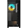 GIGABYTE C500 Panoramic Stealth – Black Mid Tower PC Gaming Case, Tempered Glass, USB Type-C, 4X ARBG Fans Included (GB-C500P ST)
