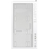GIGABYTE C500 Panoramic Stealth ICE – White Mid Tower PC Gaming Case, Tempered Glass, USB Type-C, 4X ARBG Fans Included (GB-C500PI ST)
