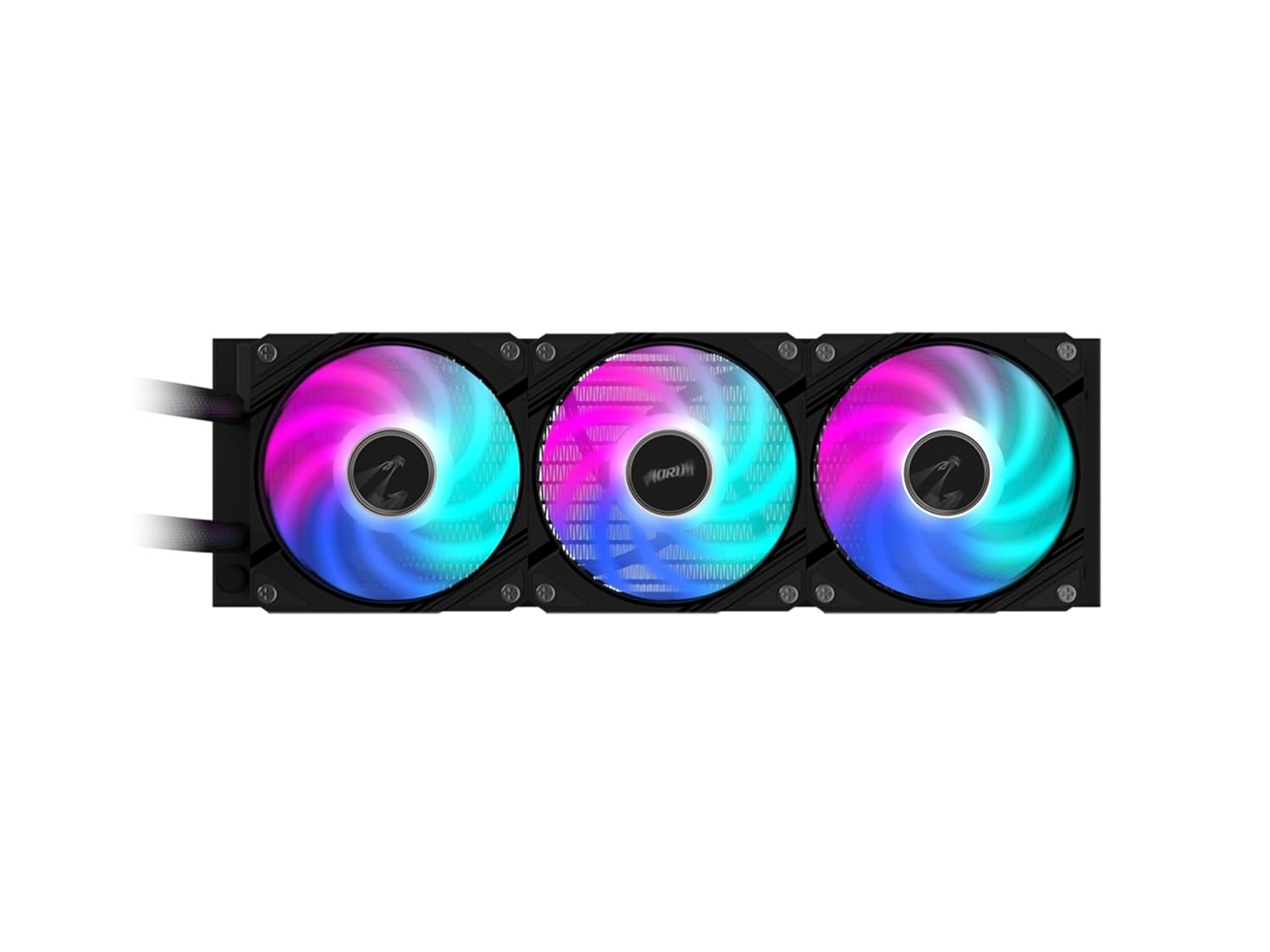image:imageAORUS WATERFORCE II 360 Liquid CPU Cooler 360mm Radiator with 3x120mm Low Noise ARGB Fans Compatible with Intel LGA1851 LGA1700 and AMD AM5 GPAORUS WATERFORCE II 360Black
