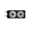 AORUS WATERFORCE II 360 Liquid CPU Cooler, 360mm Radiator with 3x120mm Low Noise ARGB Fans, Compatible with Intel LGA1851, LGA1700, and AMD AM5 (GP-AORUS WATERFORCE II 360)(Black)