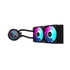 AORUS WATERFORCE II 360 Liquid CPU Cooler, 360mm Radiator with 3x120mm Low Noise ARGB Fans, Compatible with Intel LGA1851, LGA1700, and AMD AM5 (GP-AORUS WATERFORCE II 360)(Black)
