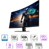 GIGABYTE – G34WQC2-34″ VA Curved Gaming Monitor – WQHD 3440×1440-200Hz – 1ms GTG – AMD FreeSync Premium – HDMI, DP – Height and Tilt Adjustable – Black(32″ QHD 180Hz)